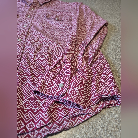 Boy Roper Pearl Snap Size Large - Picture 2 of 5